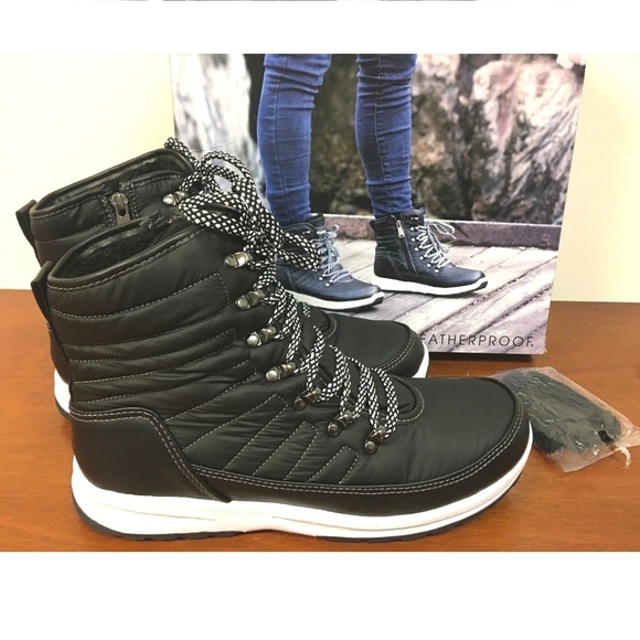 weatherproof sneaker boot